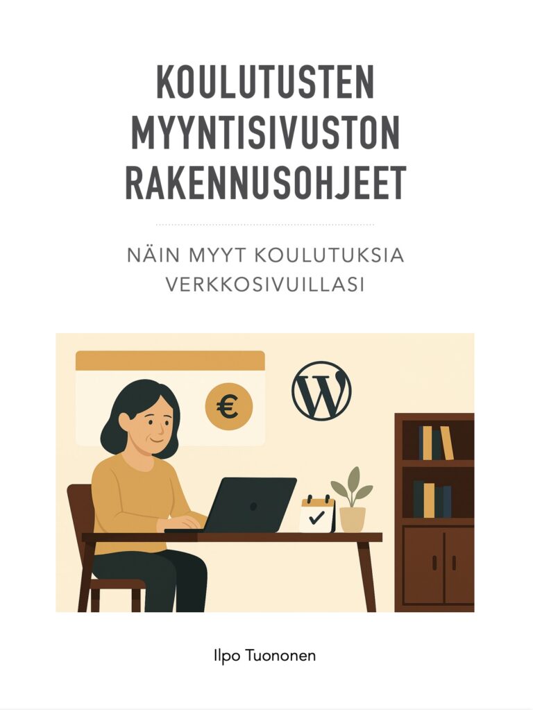 Koulutusten myyntisivuston rakennusohjeet – opas