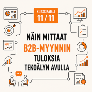 Näin mittaat ja kehität B2B-asiakashankintaasi tekoälyn avulla - verkkokurssi