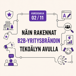 Näin rakennat B2B-yritysbrändin tekoälyn avulla - verkkokurssi