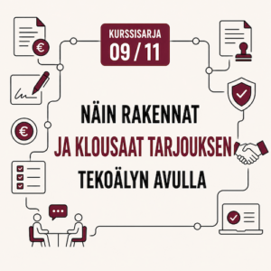 Näin rakennat ja klousaat B2B-tarjouksen tekoälyn avulla - verkkokurssi